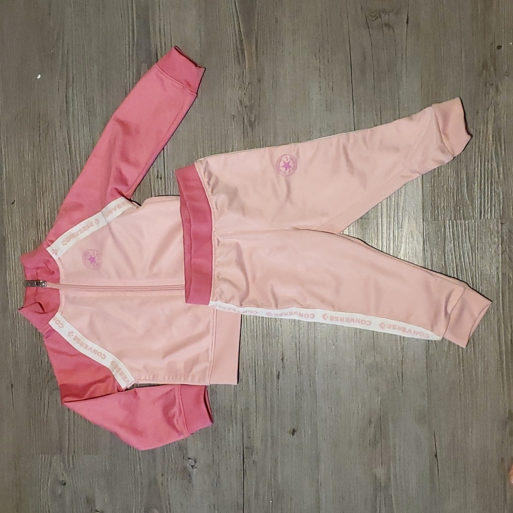 Converse | 2-Piece Toddler Track Suit | Pink | 18 M
